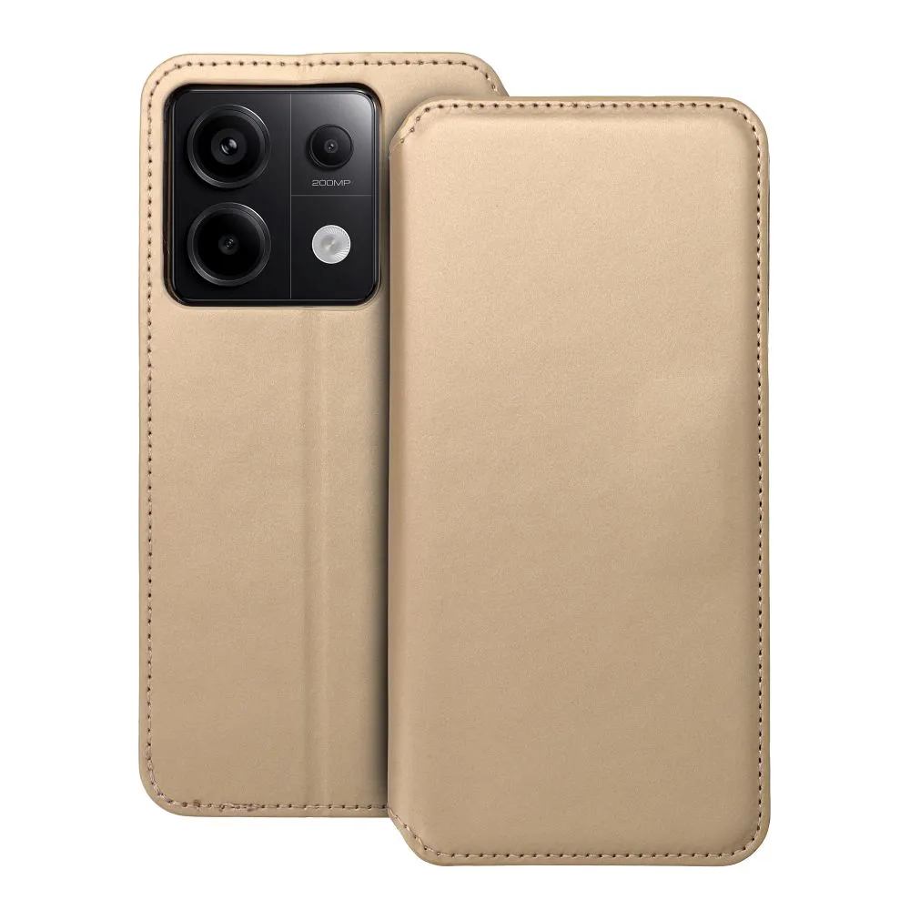 Doppeltaschenholster passend für XIAOMI Redmi NOTE 13 PRO 5G gold