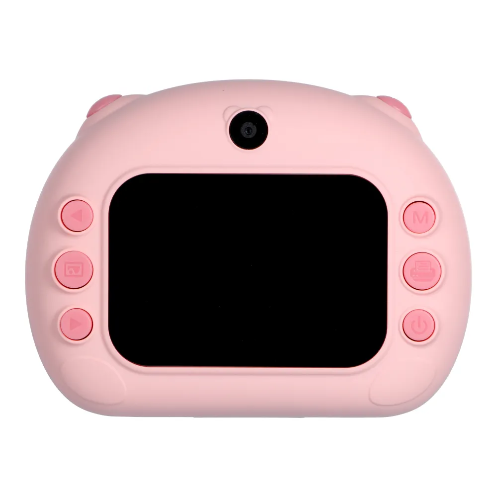 Barnkamera med Skrivare KDC-0013B Rosa