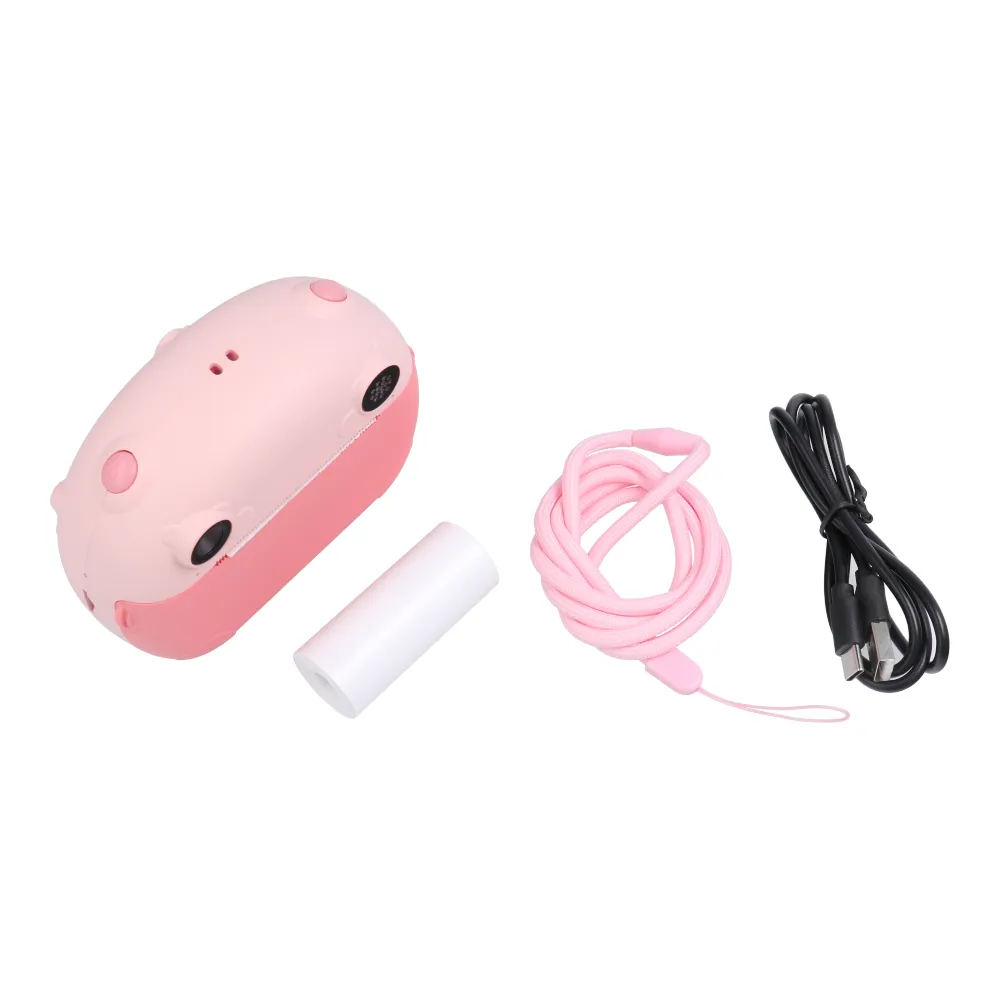 Barnkamera med Skrivare KDC-0013B Rosa