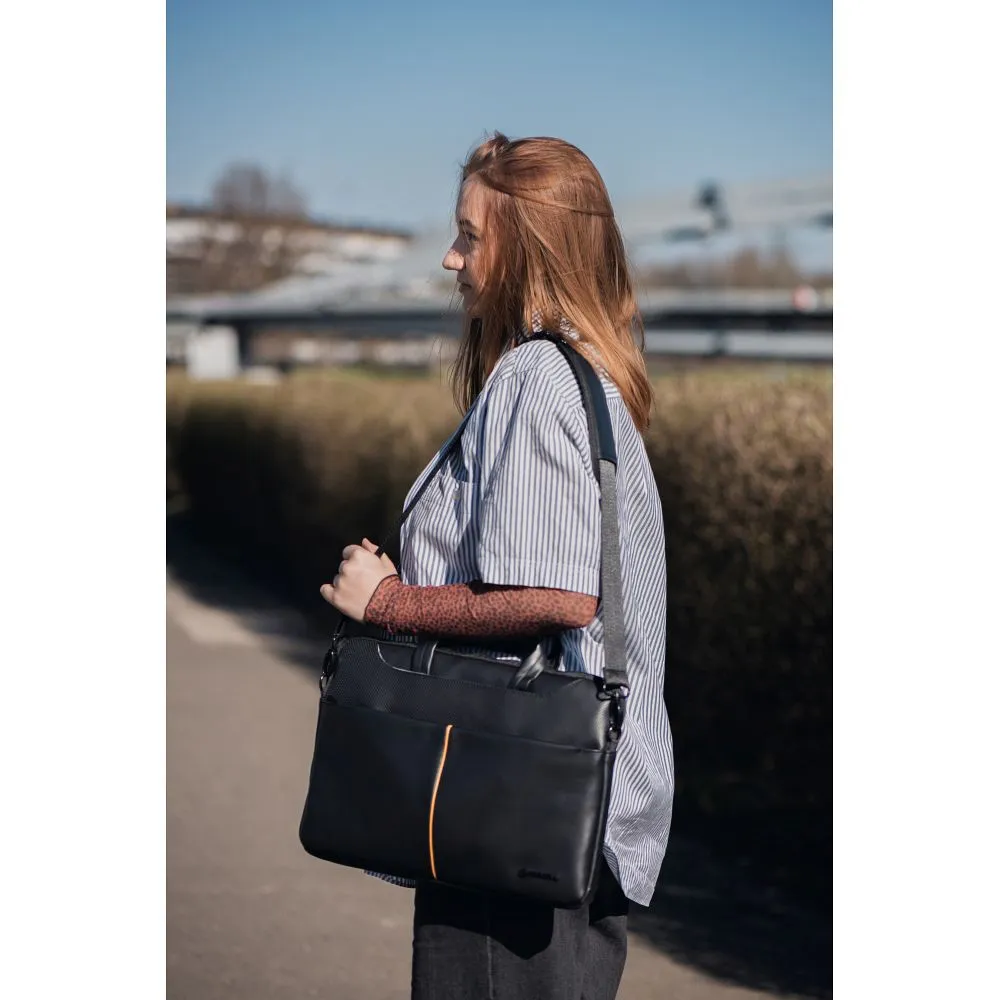 FORCELL F-PROTECT URBAN STYLE Tasche passend für Laptop 15.6" schwarz