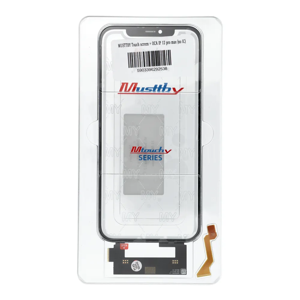 MUSTTBY Touchscreen + OCA IPHONE 12 pro max (ohne IC)