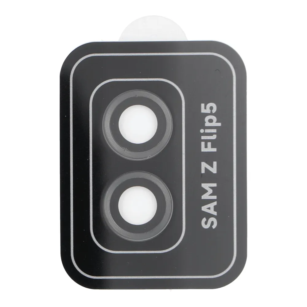 Kameraabdeckung PROTECTOR 9H + Applikator passend für SAMSUNG FLIP 5 schwarz