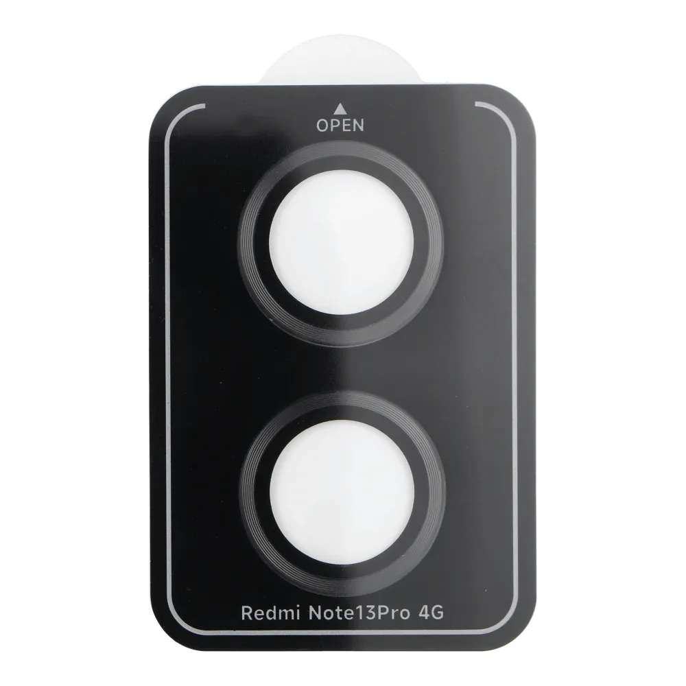 Kameraabdeckung PROTECTOR 9H + Applikator passend für XIAOMI NOTE 13 PRO 4G schwarz