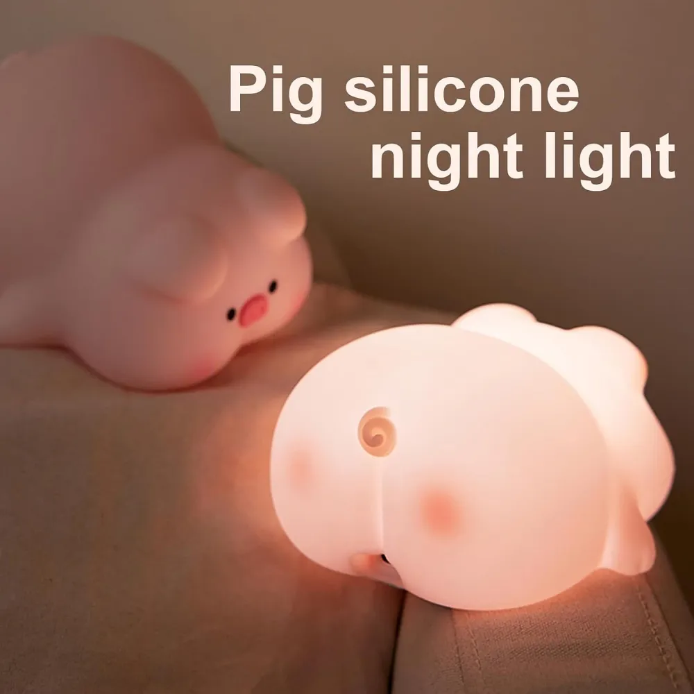Art Deco Pig Nachtlicht touch