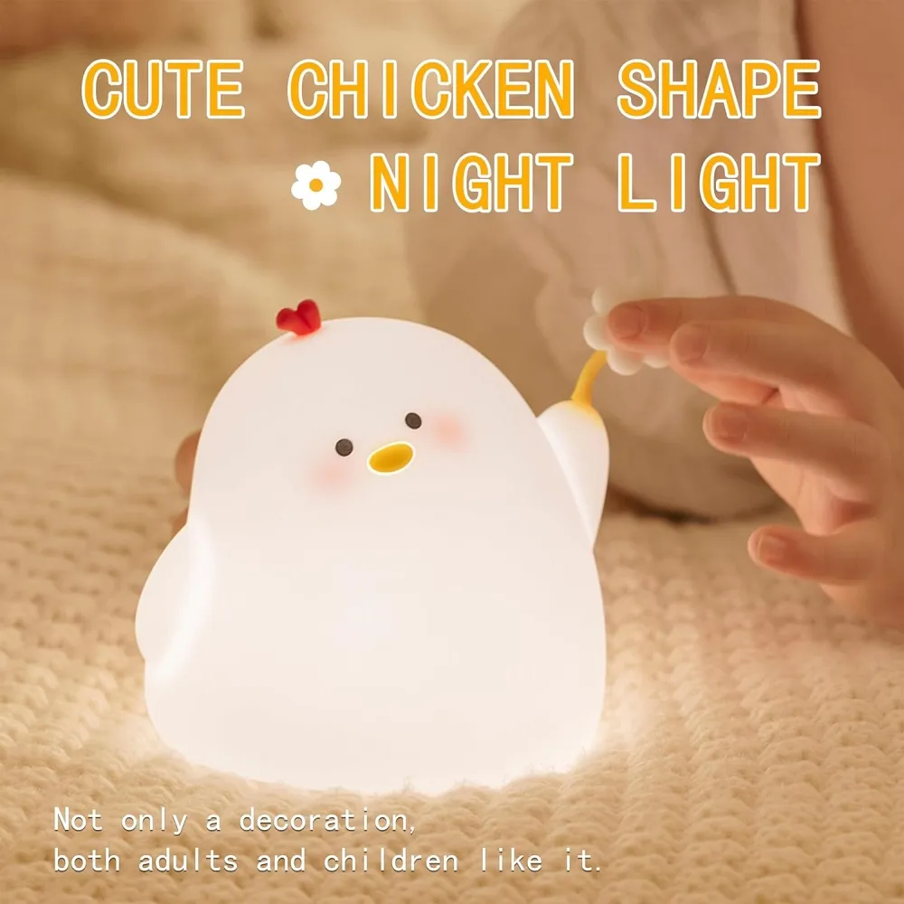 Art Deco touch Huhn Nachtlampe