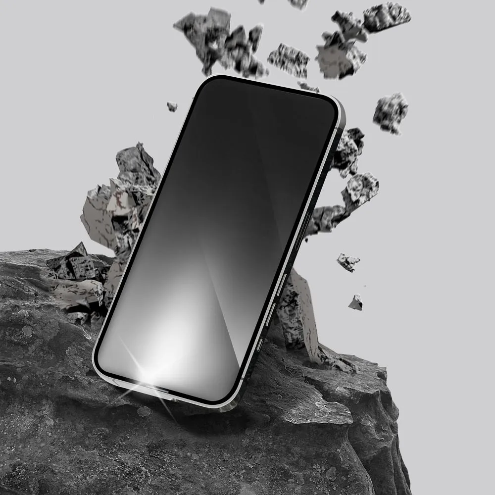 Forcell Ultra Clear Gehärtetes Glas - passend für Iphone XR / 11 schwarz