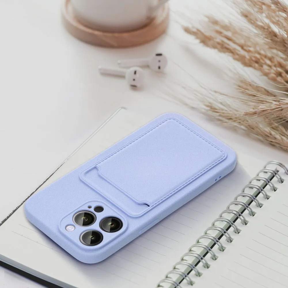 Case passend für iPhone 16 PLUS Card Case purple