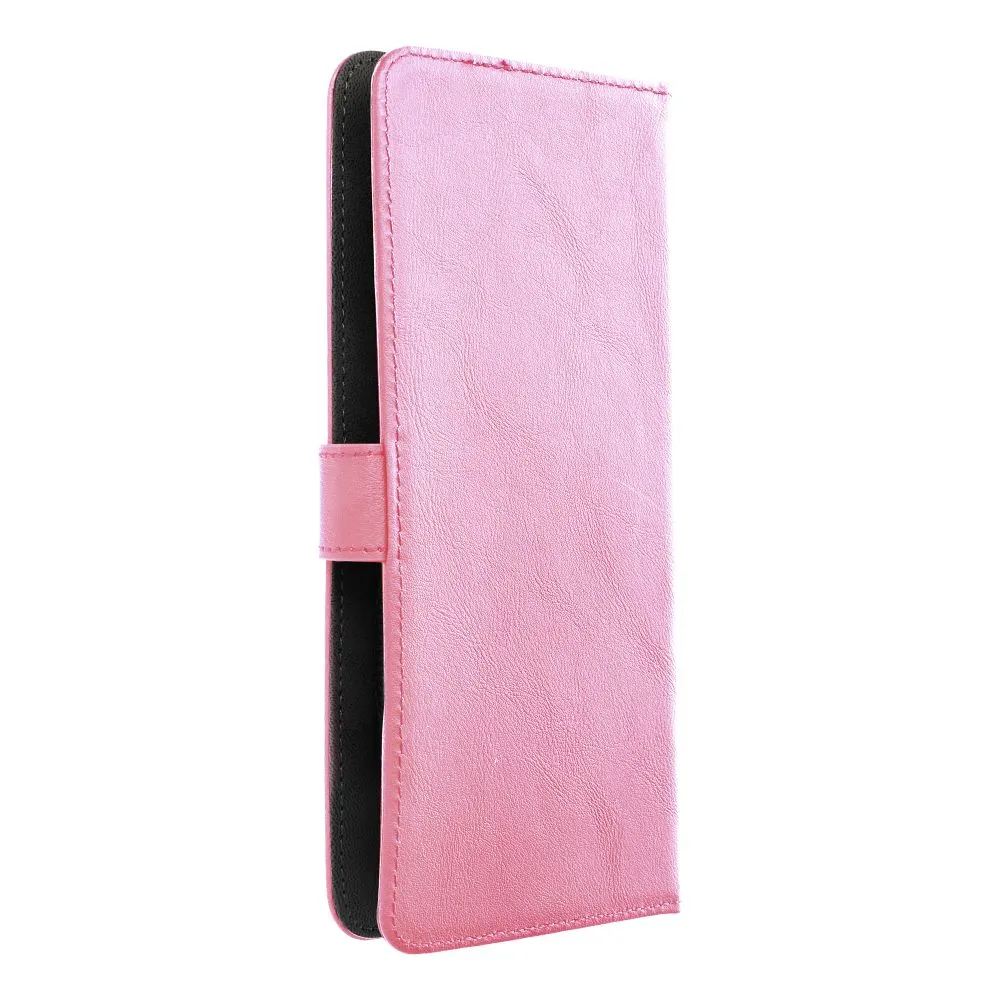 Flip case passend für iPhone 6 PLUS / 7 PLUS / 8 PLUS / XS MAX / 11 PRO MAX / Samsung S20 FE / S21 FE / S10 PLUS / A10 / A32 / A54 / Xiaomi 12 LITE / Huawei P30 PRO Common Book size L pink