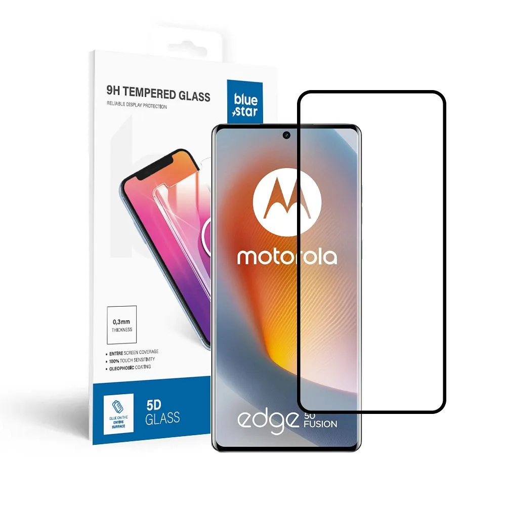 Panzerglas Blue Star 3D - Motorola Edge 50 Fusion - schwarz