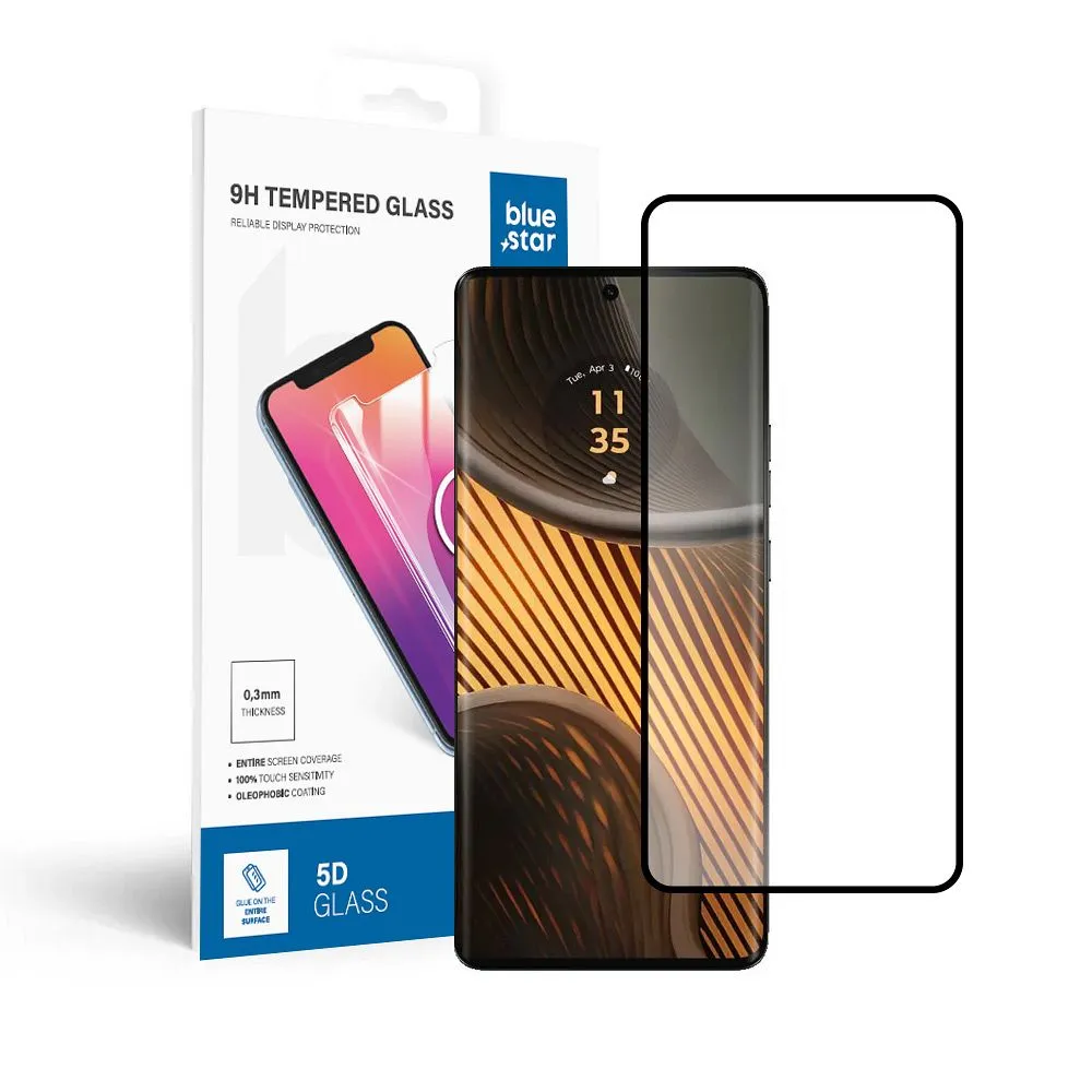 Panzerglas Blue Star 3D - Motorola Edge 50 Ultra - schwarz
