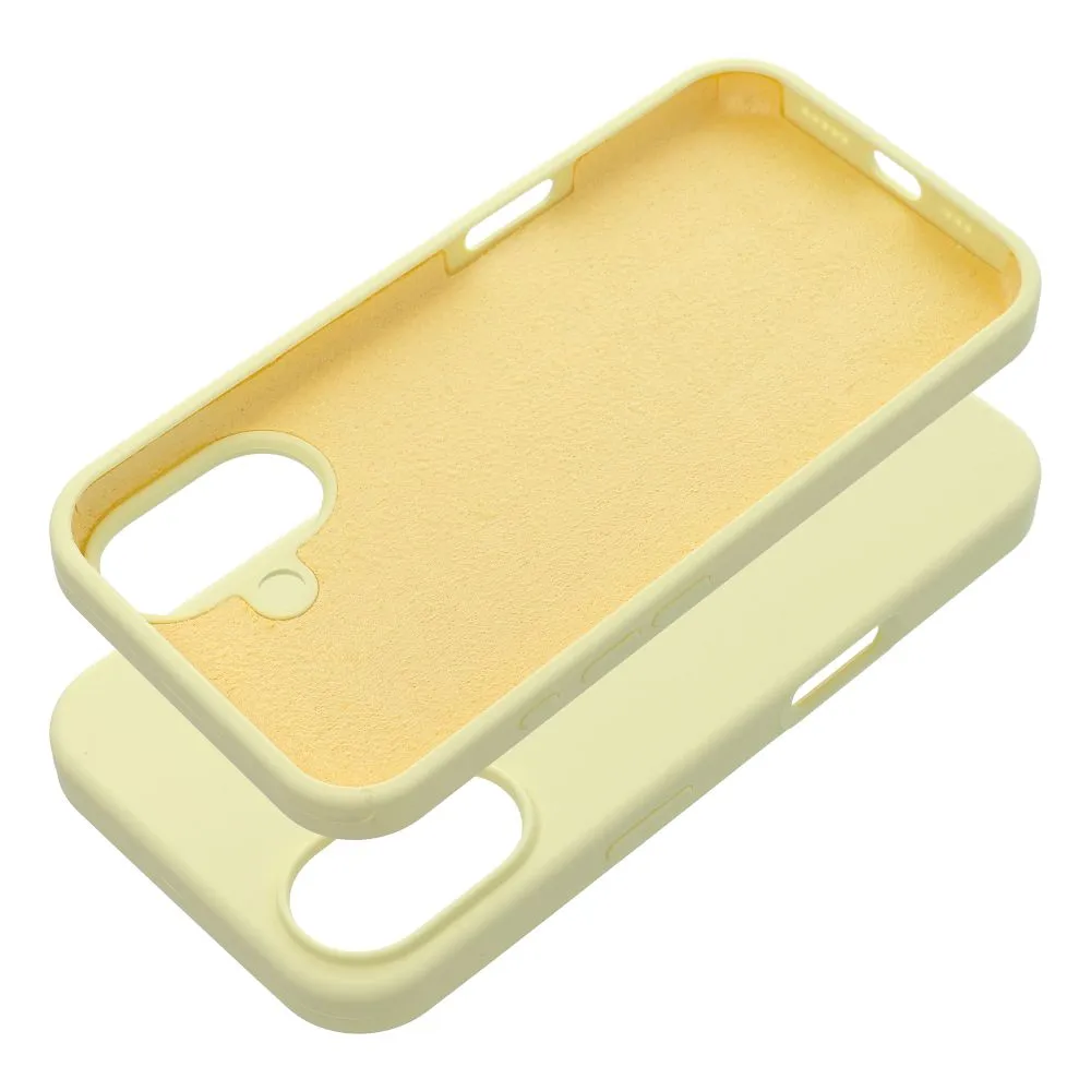 ROAR case CLOUD SKIN passend für IPHONE 16 Light Yellow