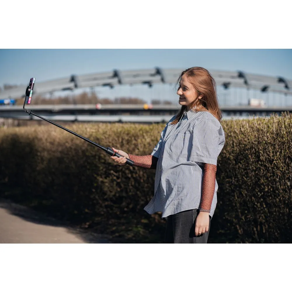 FORCELL F-GRIP MagSelfie S100M Selfie-Halter mit drahtloser Fernbedienung schwarz