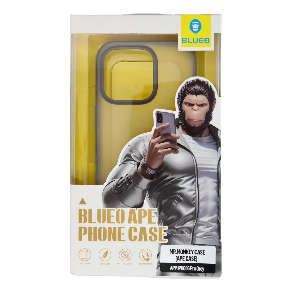 BLUEO APE Phone Case - Apple iPhone 16 Pro grau