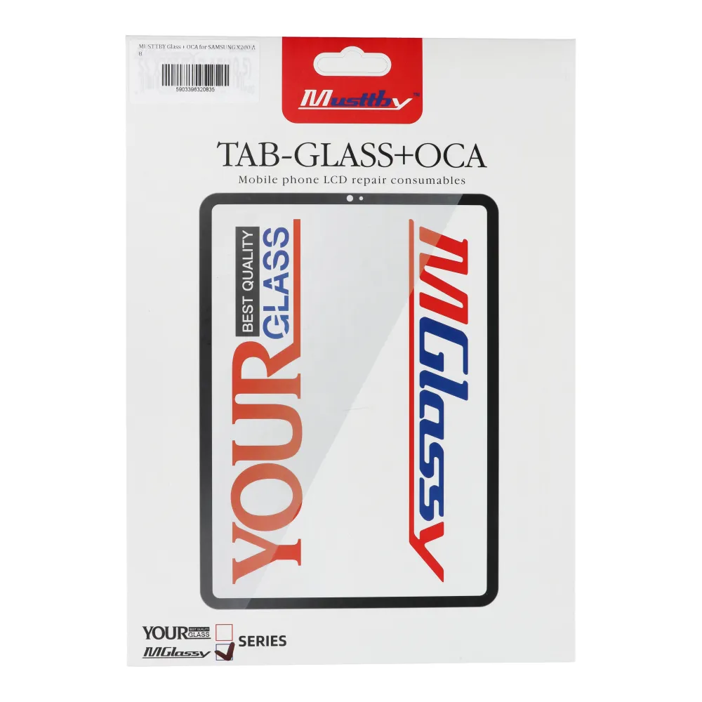 MUSTTBY Glas + OCA passend für Samsung X200 A8