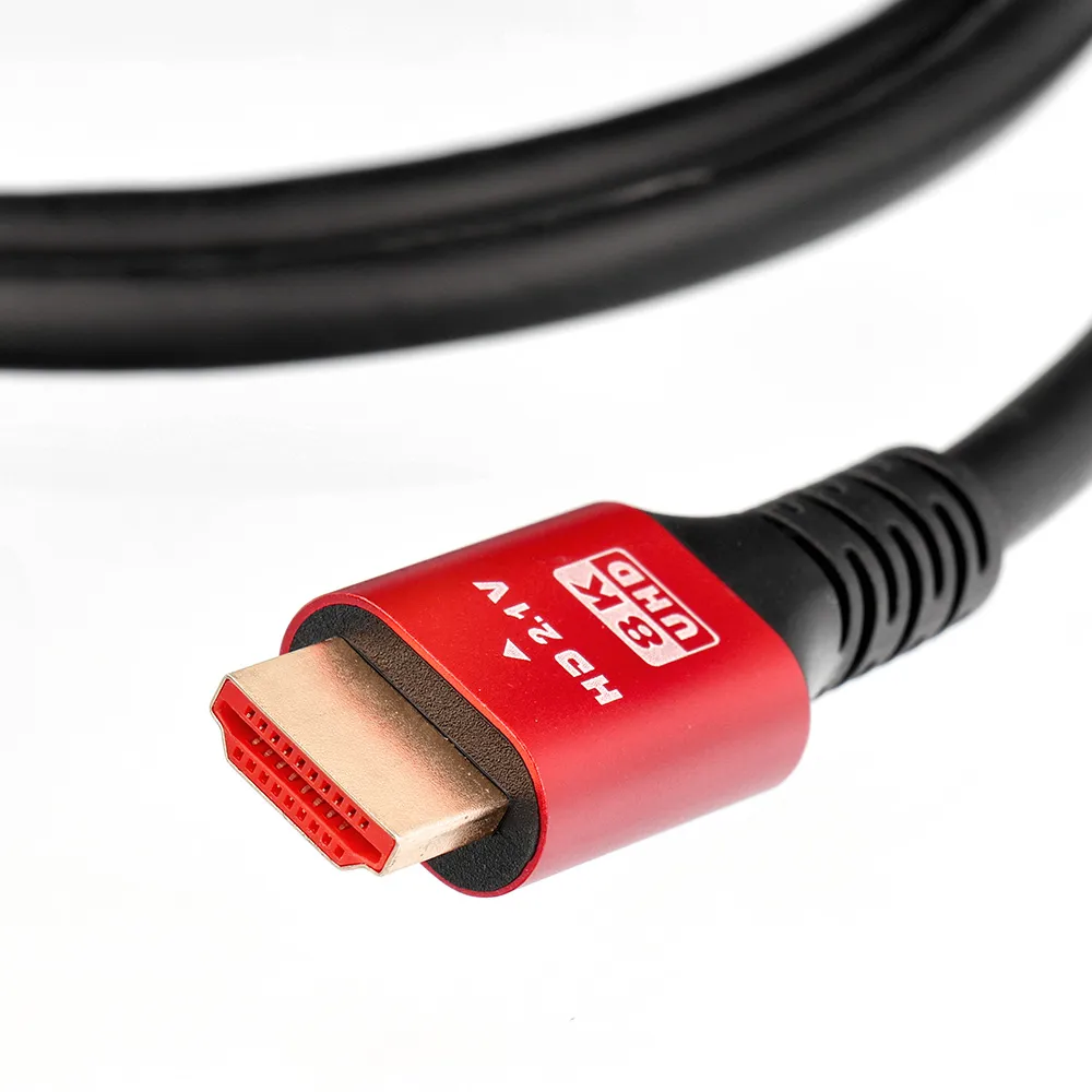 Cable HDMI 2.1 Cable 8K 60Hz / 4K 120Hz – Ultra High Speed, HDR, eARC, VRR, 48Gbps 2 m black