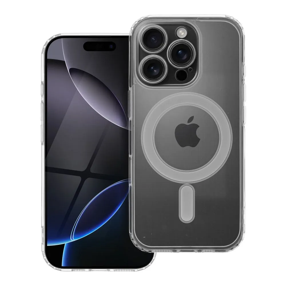 Case passend für iPhone 16 PRO Clear Mag Cover (STR / CAMERA PROTECTION) kompatibel mit MagSafe transparent