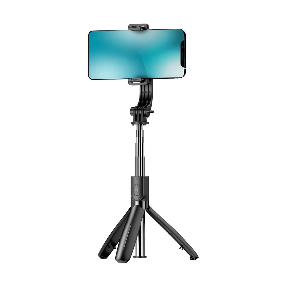 BLUE STAR selfie stick with wireless remote control tripod L21 black