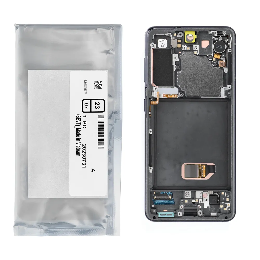 ServicePack LCD Display SAMSUNG S21 5G G991B GH82-27257A Gray