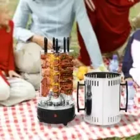 Five-pronged home kebab machine