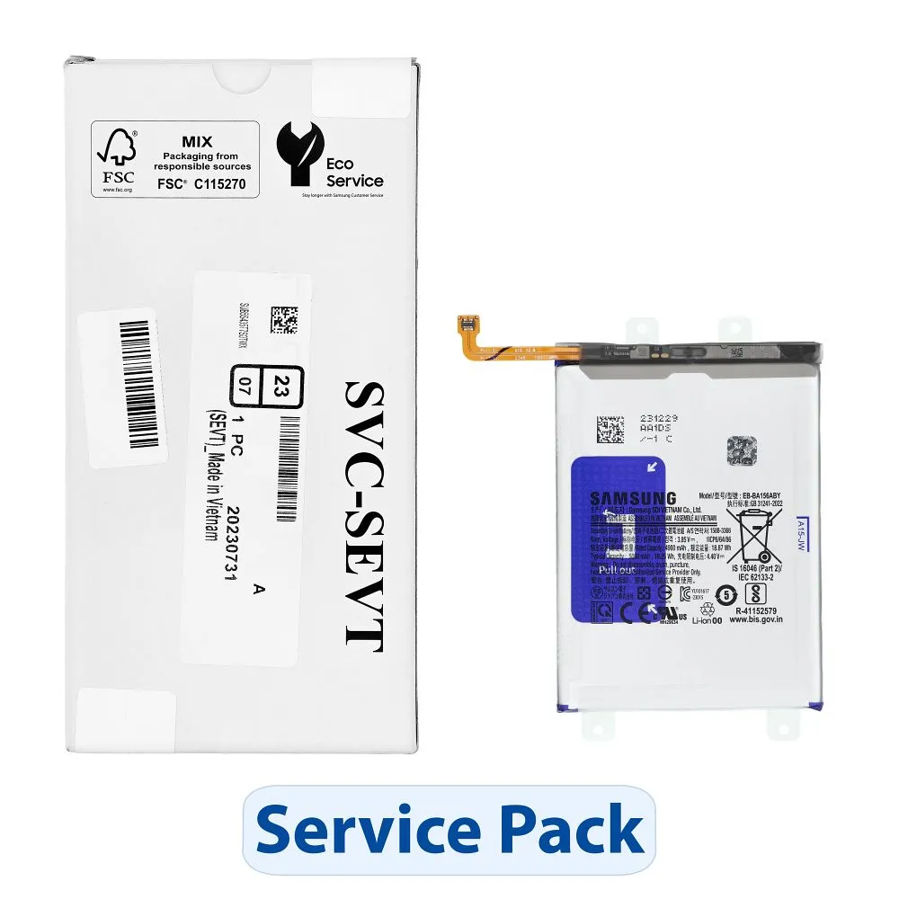 ServicePack Battery EB-BA156ABY passend für SAMSUNG A15 A155F / A156B GH82-33639A