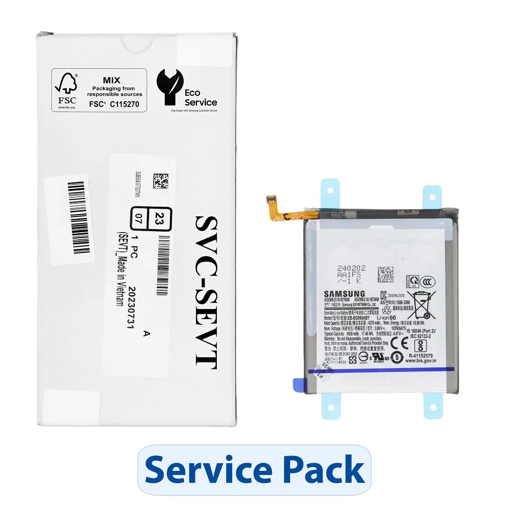 ServicePack Battery EB-BG990ABY passend für SAMSUNG S21 FE G990 GH82-26409A