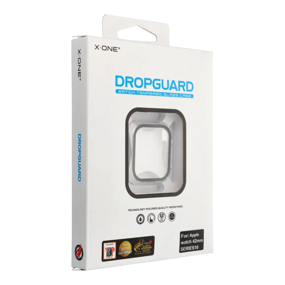 X-ONE Dropguard Handyhülle - passend für Apple Watch Serie 10/11 42mm transparent