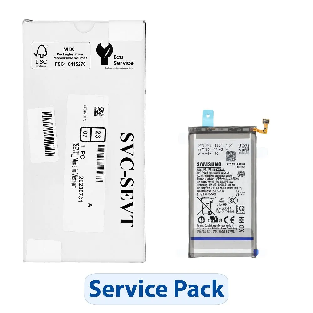 ServicePack Battery EB-BG975ABU passend für SAMSUNG S10 PLUS G975 GH82-18827A