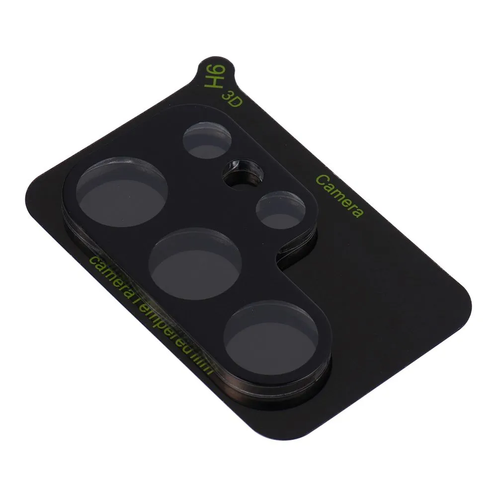 Gehärtetes Glas 5D Full Glue passend für Kamera - passend für Samsung Galaxy S25 Ultra Black