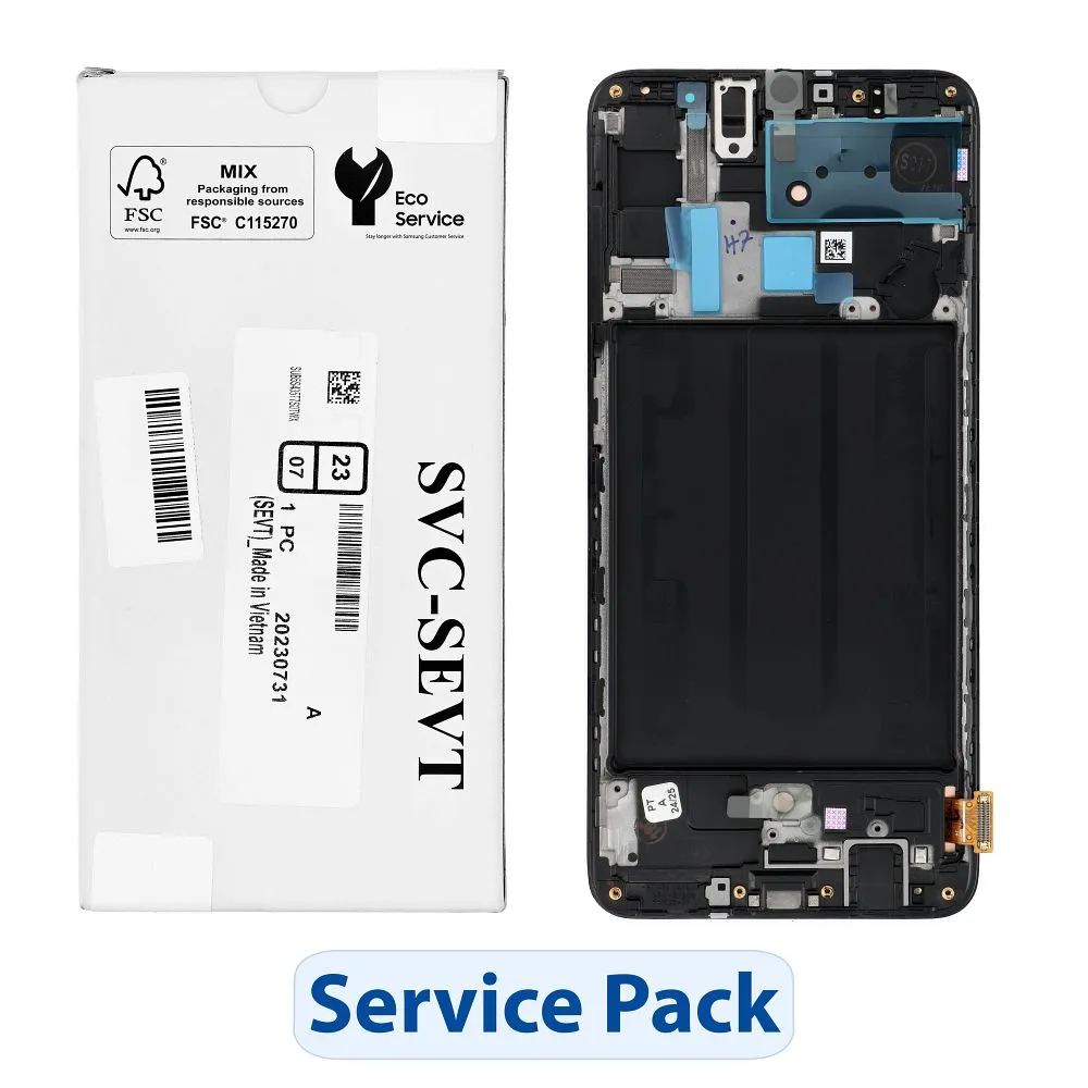 ServicePack LCD Display SAMSUNG A70 A705F GH82-19747A