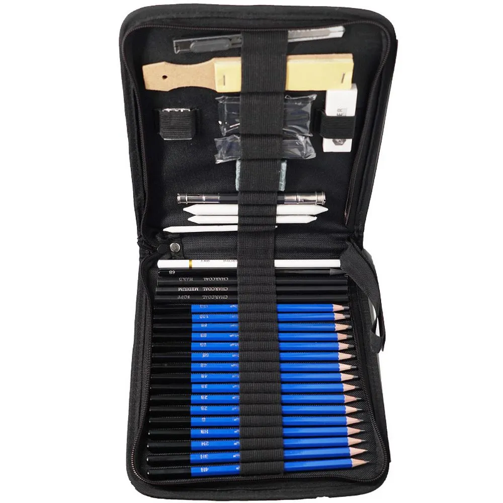 Sketching Drawing Set Pencils Case 37in1 KP-C72B