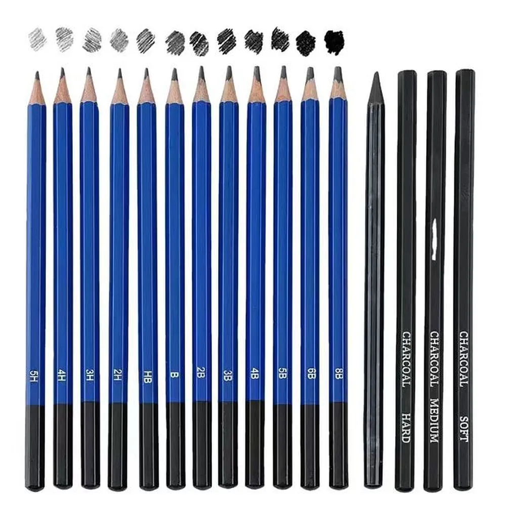 Sketching Drawing Set Pencils Case 37in1 KP-C72B