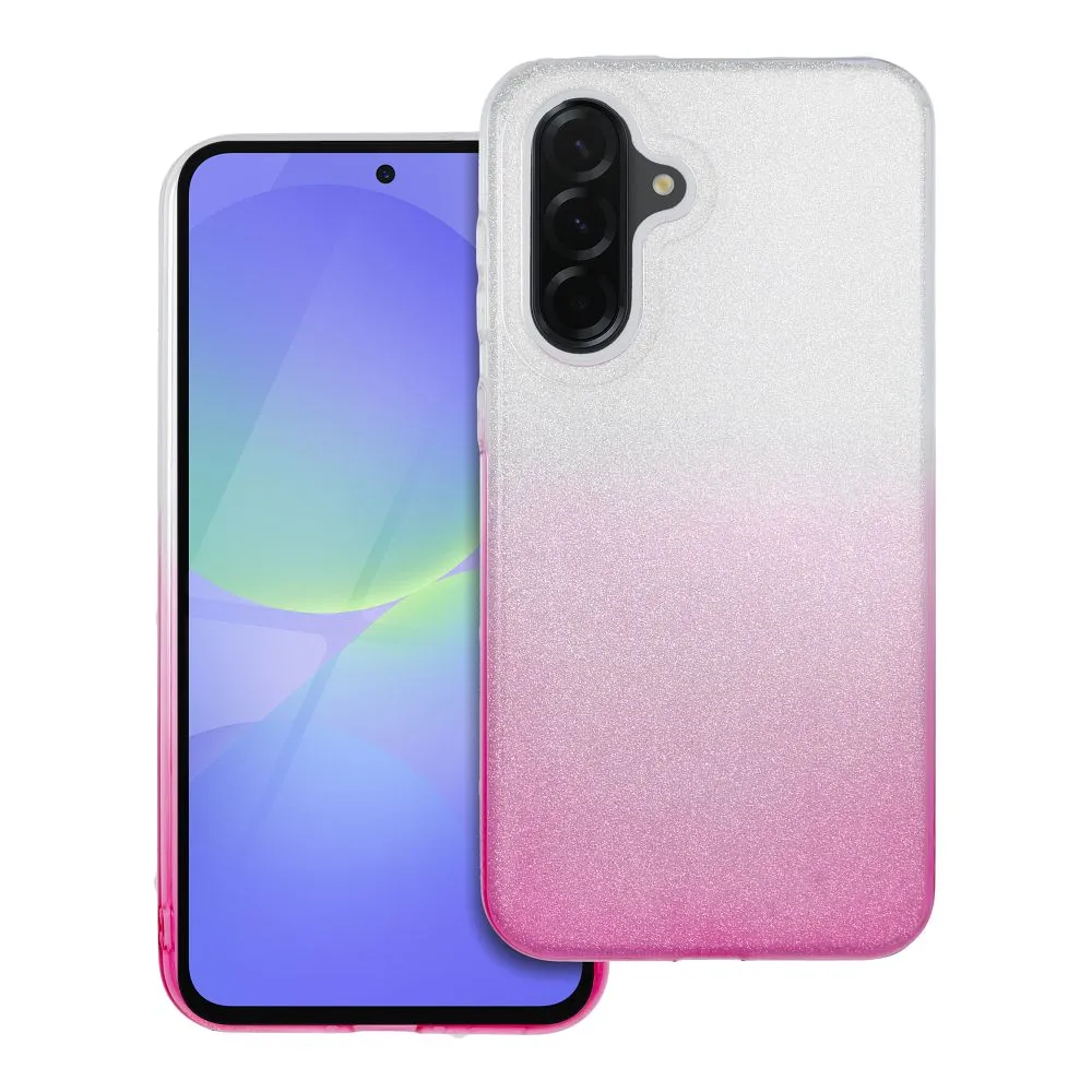 Case passend für Samsung A36 5G Shining transparent pink