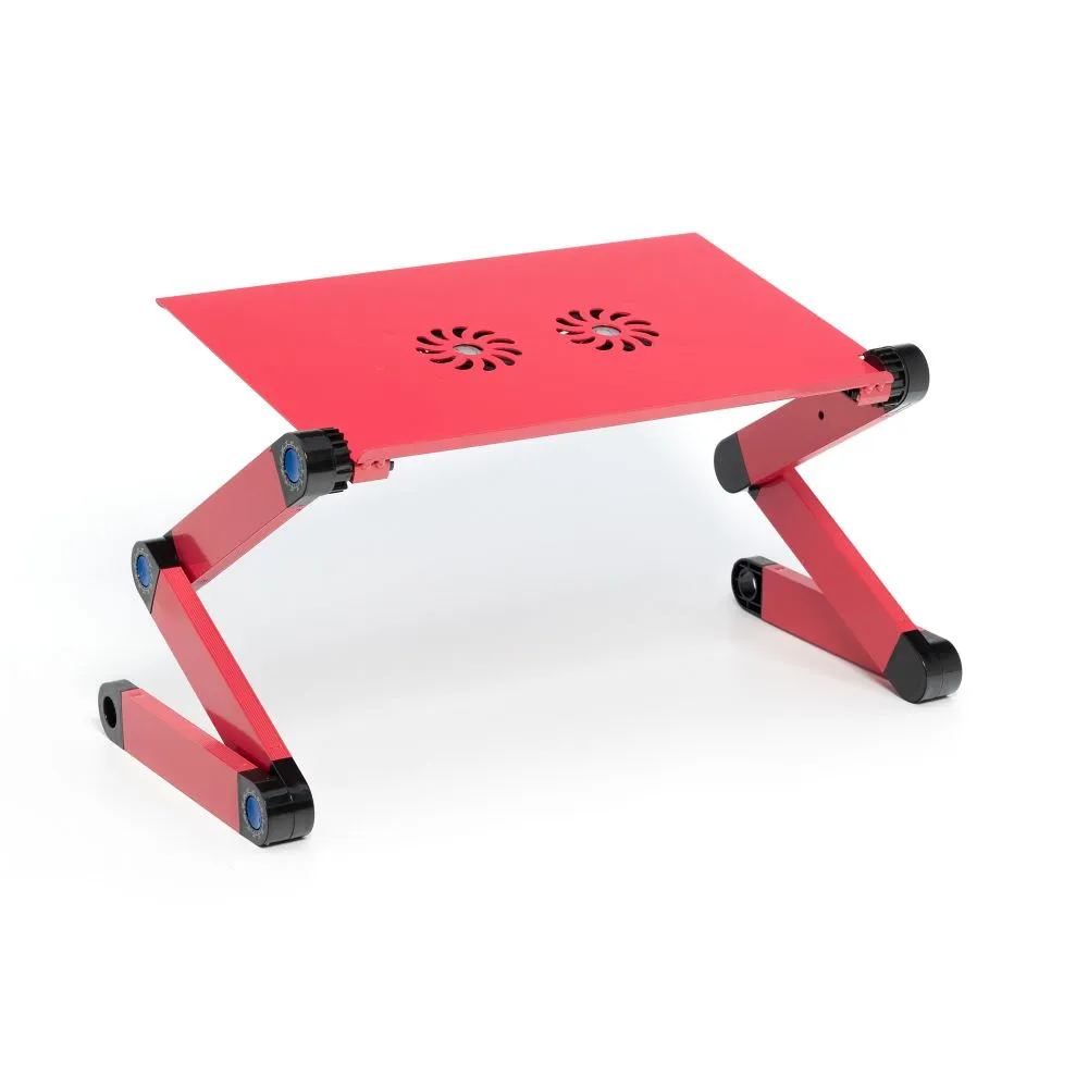 Desk passend für laptop uniwersal adjustable with cooling YL-803 red