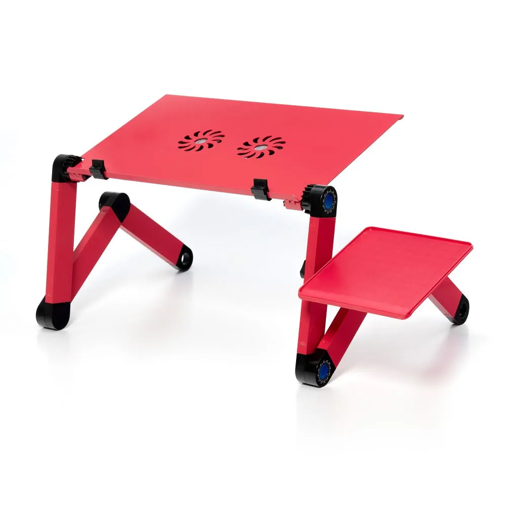 Desk passend für laptop uniwersal adjustable with cooling YL-803 red