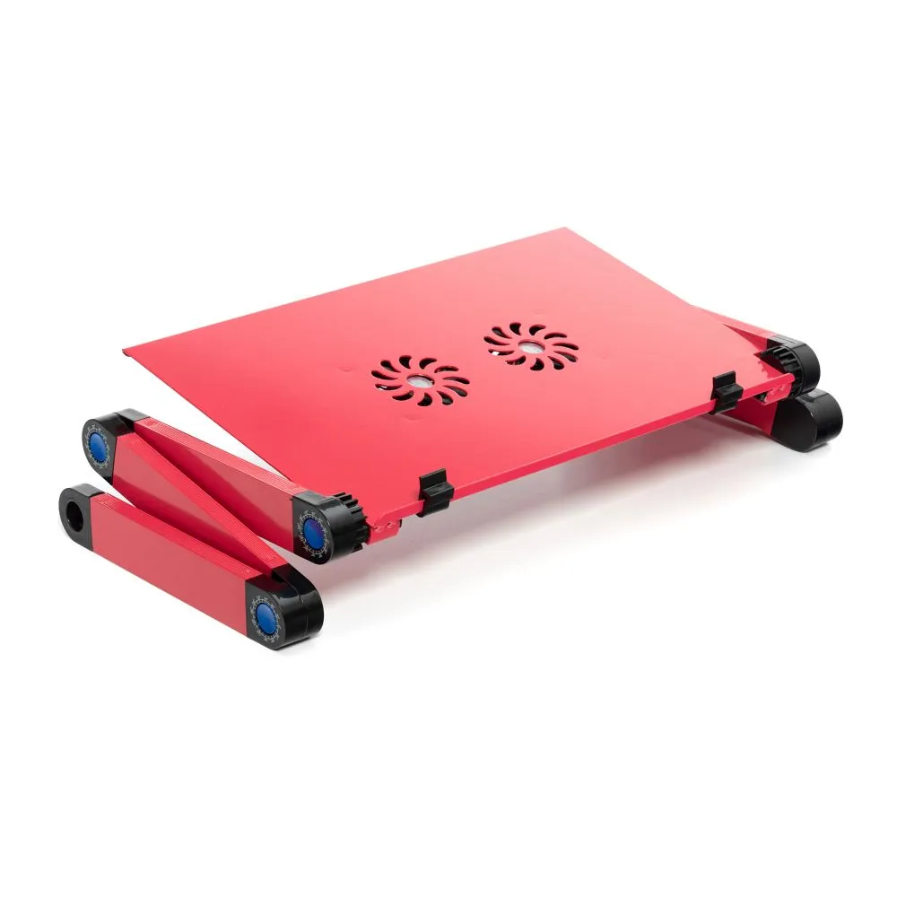 Desk passend für laptop uniwersal adjustable with cooling YL-803 red