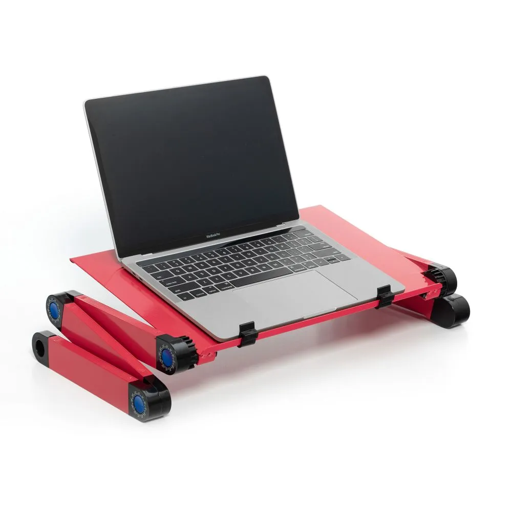 Desk passend für laptop uniwersal adjustable with cooling YL-803 red