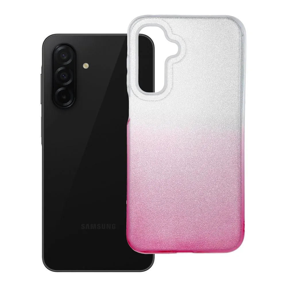 Case passend für Samsung A26 5G Shining transparentny pink