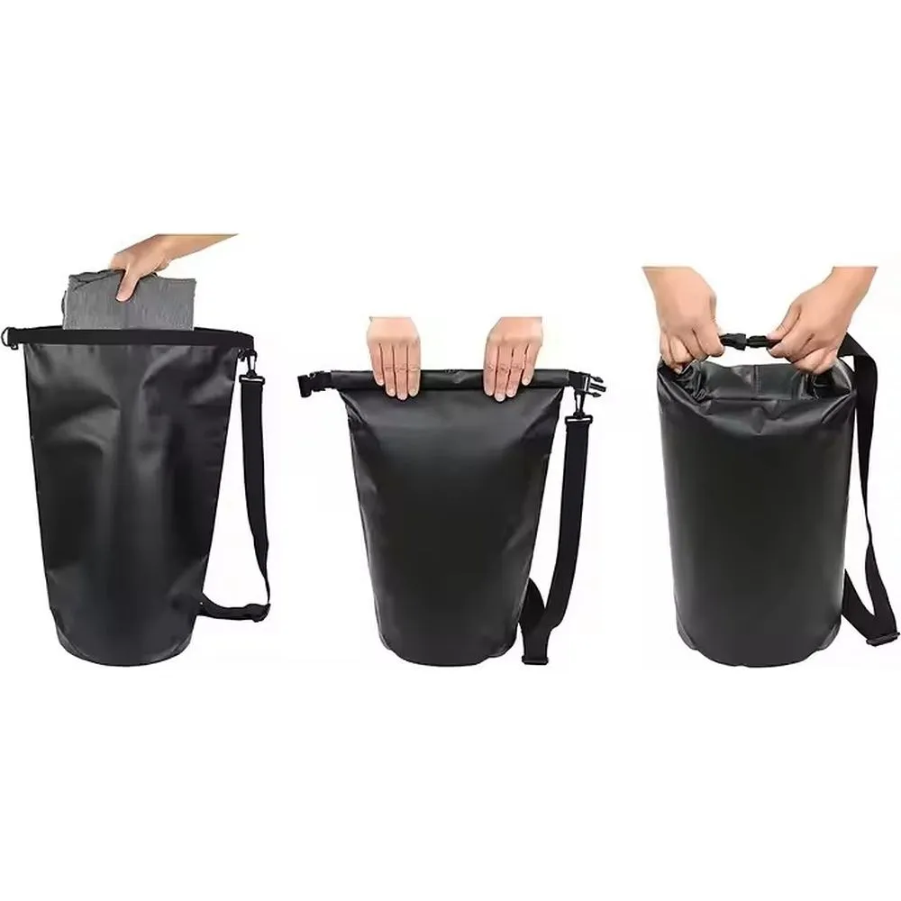 Waterproof Bucket Bag 10L black