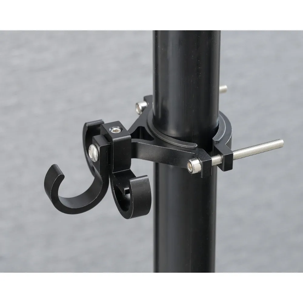 Hook passend für shopping with three loops passend für bike / scooter aluminum FS366-001 black