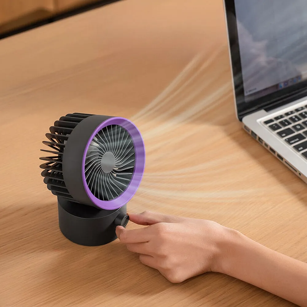 Desk fan powered by USB A LLD-F87U black