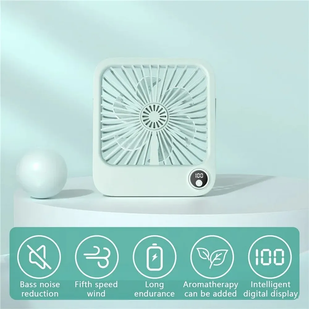 Desk fan with adjustable stand W30 blue