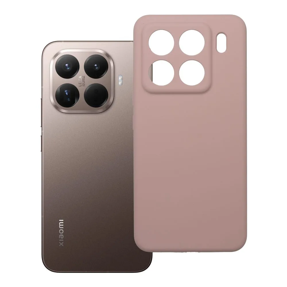 SILICONE 2mm Handyhülle passend für XIAOMI 15 Pro puderrosa