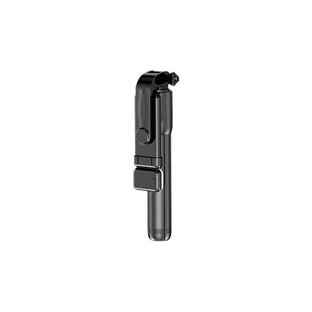 Kit / Selfie-Halter mit Bluetooth-Fernbedienung Stativ + LED blau R1S