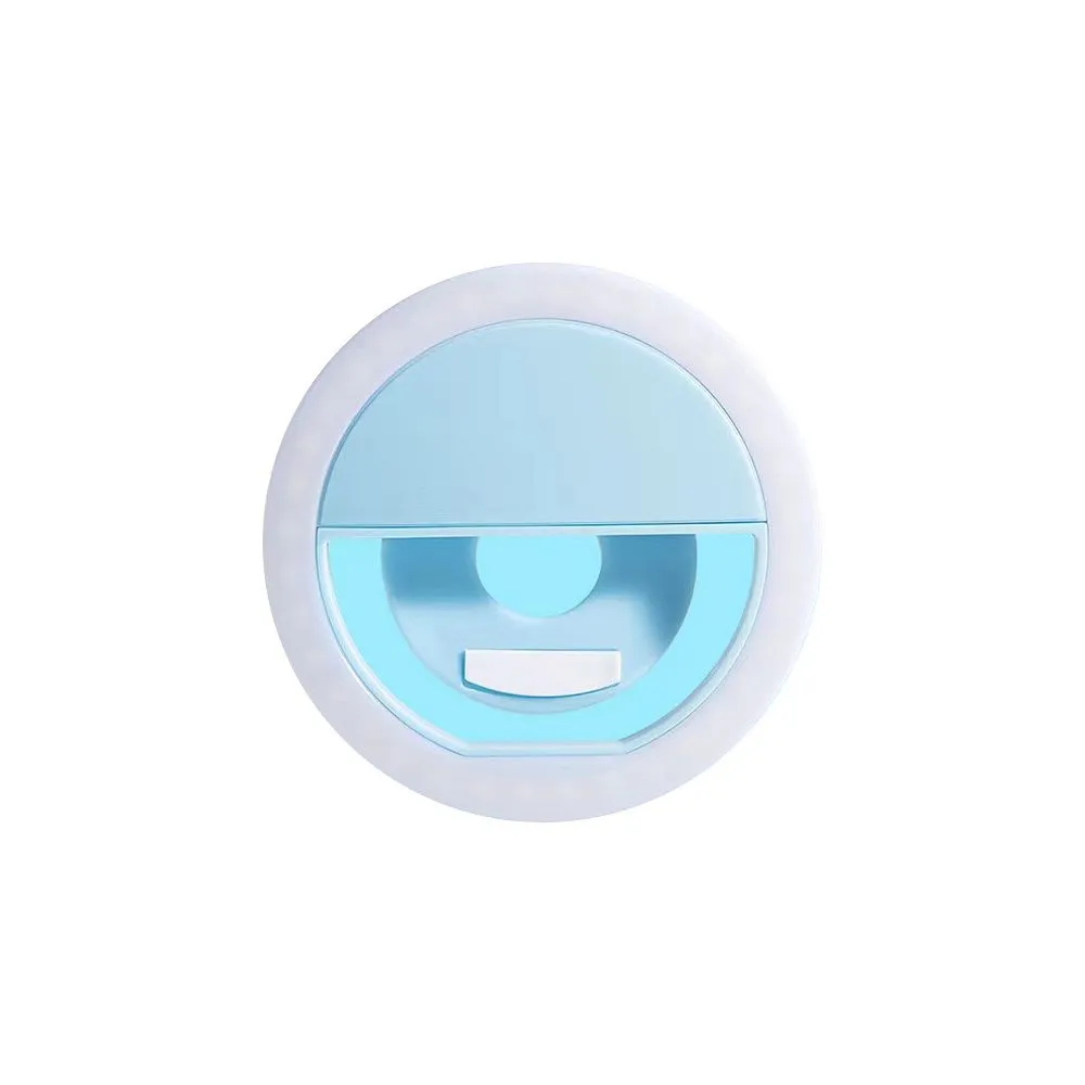 LED light ring passend für selfie on mobile phone RK-12 blue