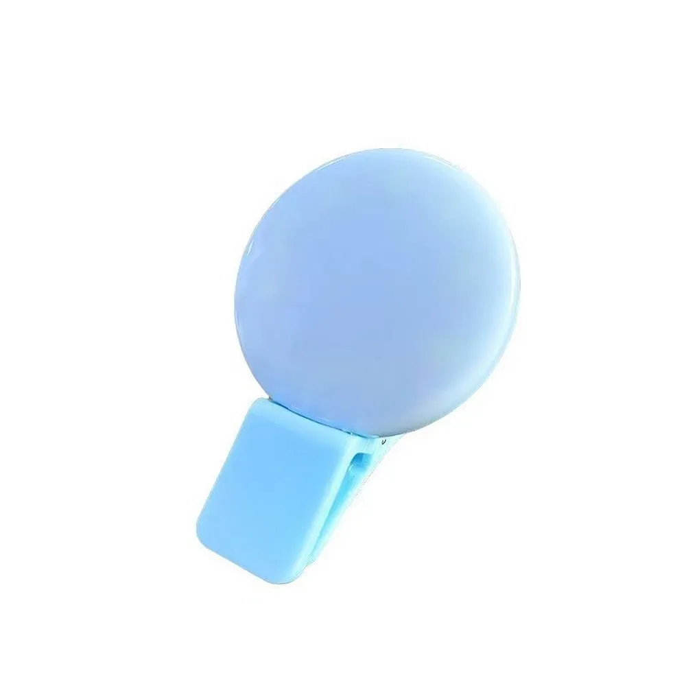 LED light ring passend für selfie on mobile phone MINI Q blue