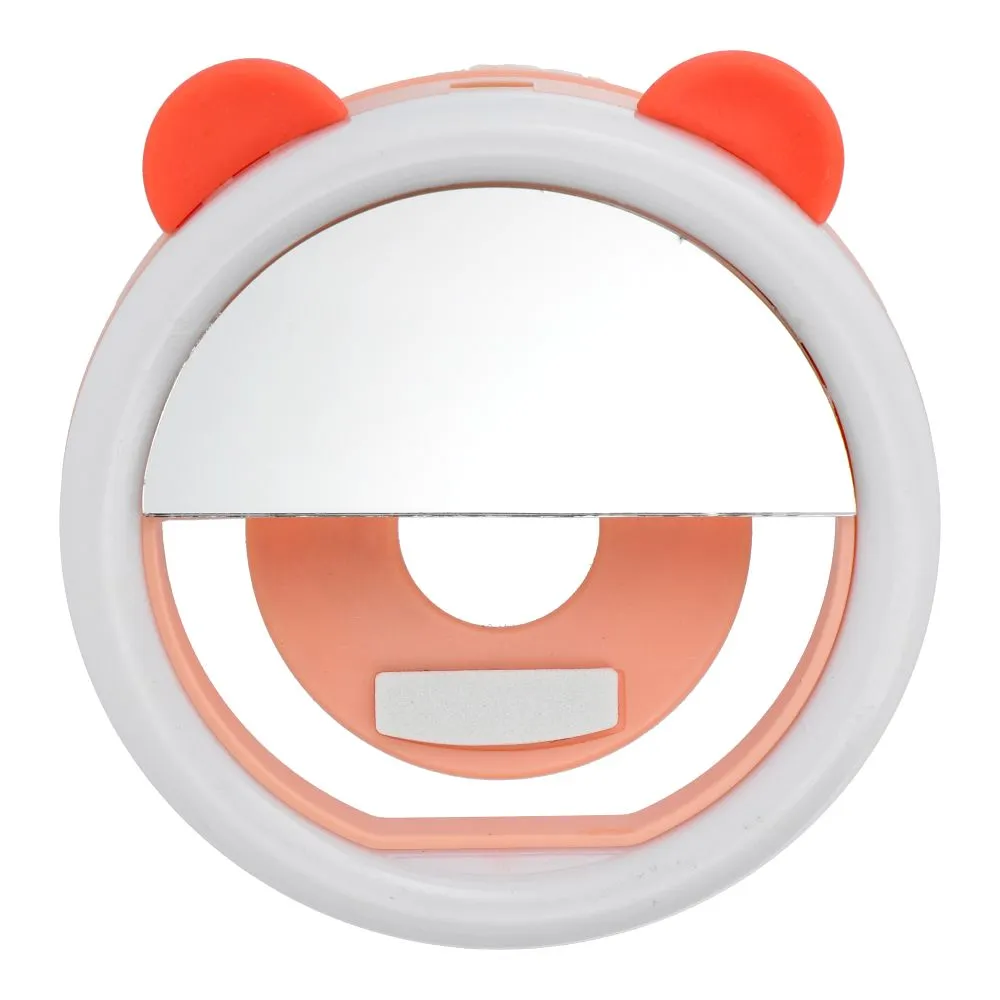 LED light ring passend für selfie on mobile phone RK12 orange bear