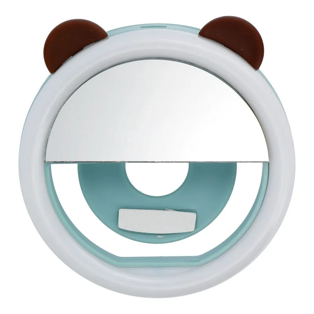 LED light ring passend für selfie on mobile phone RK12 blue bear