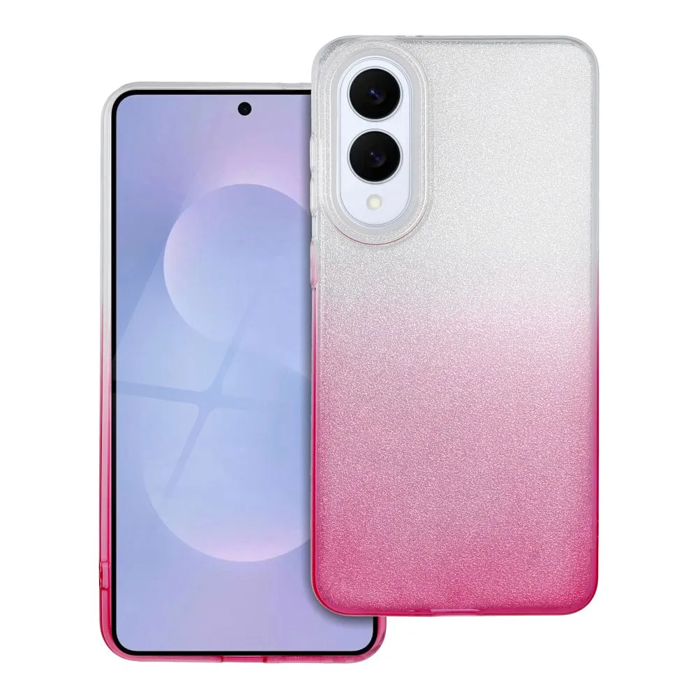 Case passend für Samsung S25 EDGE Shining transparent pink