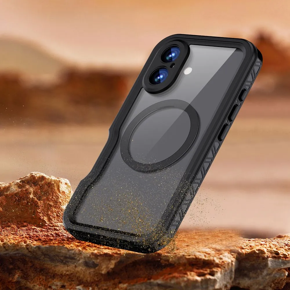 Case passend für iPhone 16 Shellbox GT waterproof kompatibel mit MagSafe compatible black