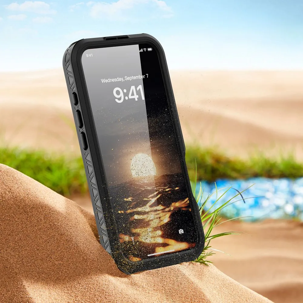 Case passend für iPhone 16 PRO Shellbox GT waterproof kompatibel mit MagSafe compatible black